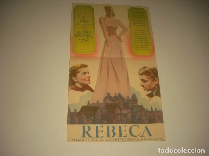 Cine: REBECA , ALFRED HITCHCOCK, PROGRAMA DOBLE SIN PUBLICIDAD. - Foto 2