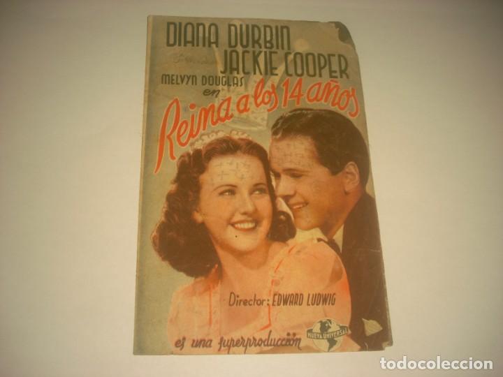 Cine: REINA A LOS 14 . PROGRAMA DOBLE CON PUBLICIDAD. - Foto 1