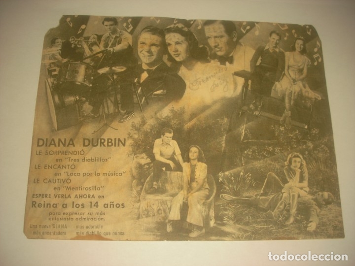 Cine: REINA A LOS 14 . PROGRAMA DOBLE CON PUBLICIDAD. - Foto 2
