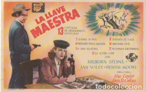 Cine: PROGRAMA DE CINE. LA LLAVE MAESTRA SIN PUBLICIDAD - Foto 1