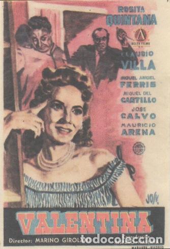 Cine: PROGRAMA DE CINE. VALENTINA SIN PUBLICIDAD - Foto 1