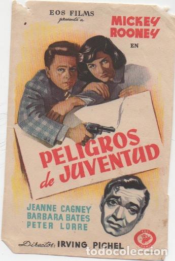 Cine: PROGRAMA DE CINE. PELIGROS DE JUVENTUD SIN PUBLICIDAD - Foto 1