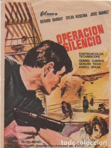 Cine: PROGRAMA DE CINE. OPERACION SILENCIO SIN PUBLICIDAD - Foto 1