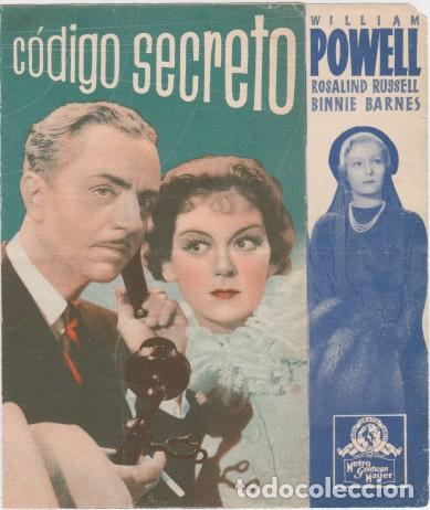 Cine: C&Oacute;DIGO SECRETO (Con publicidad) - Foto 1