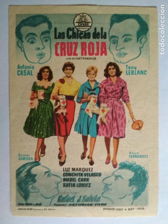 Kino: FOLLETO DE CINE, EL DIA DE LOS ENAMORADOS CON TONY LEBLANC , ORIGINAL, CINE ALCAZABA - MERIDA