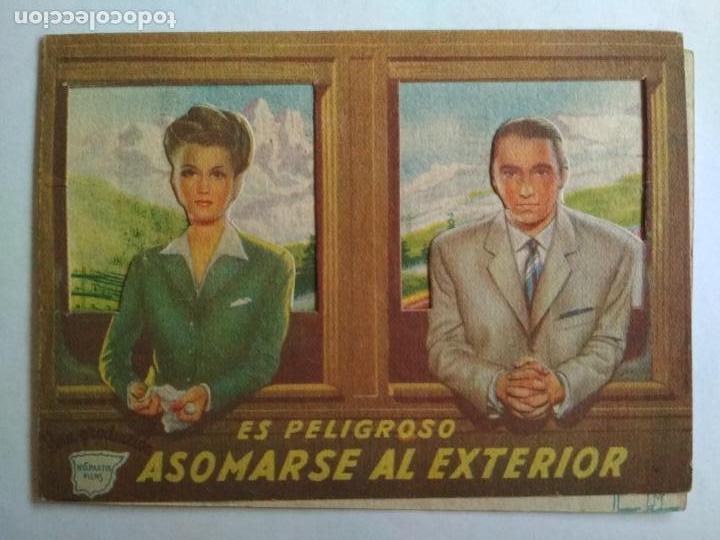 Cine: FOLLETO DE CINE DOBLE, ES PELIGROSO ASOMARSE AL EXTERIOR, ALEJANDRO ULLOA, ORIGINAL, TEATRO BERGIDUM