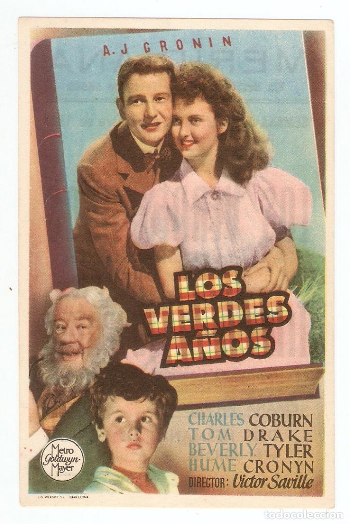 Cine: LOS VERDES A&Ntilde;OS - CHARLES COBURN, TOM DRAKE, BEVERLY TYLER, HUME CRONYN - CINE MERIDIANA