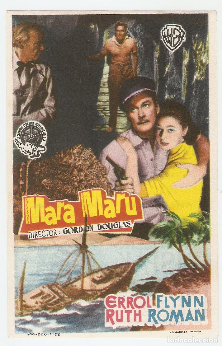 Cine: MARA MARU - ERROL FLYNN, RUTH ROMAN - DIRECTOR GORDON DOUGLAS - CINE GOYA