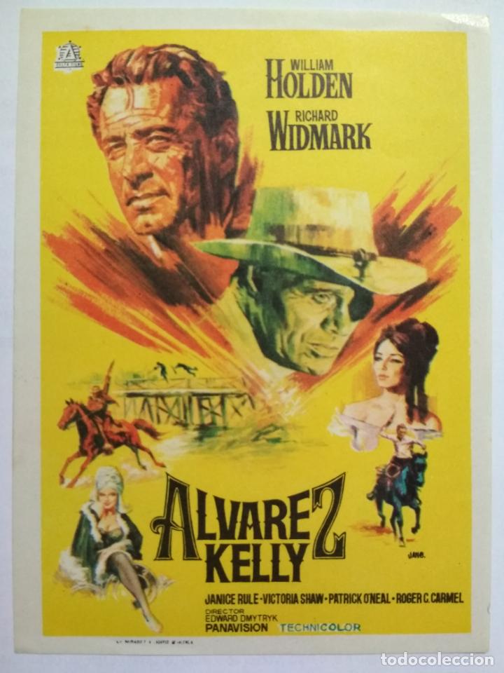 Cine: FOLLETO DE CINE, ALVAREZ KELLY CON WILLIAN HOLDEN, ORIGINAL, SIN PUBLICIDAD