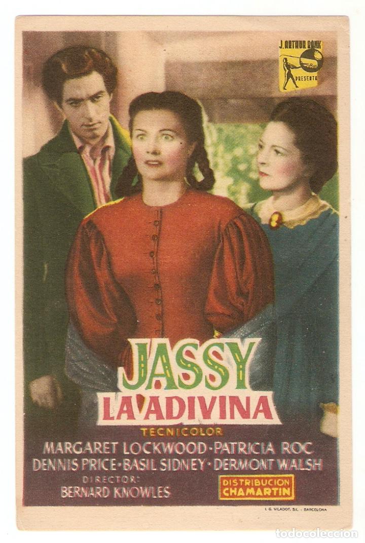 Cine: JASSY LA ADIVINA - MARGARET LOCKWOOD, PATRICIA ROC, DENNIS PRICE - CINE M&Aacute;XIMO, BARCELONA