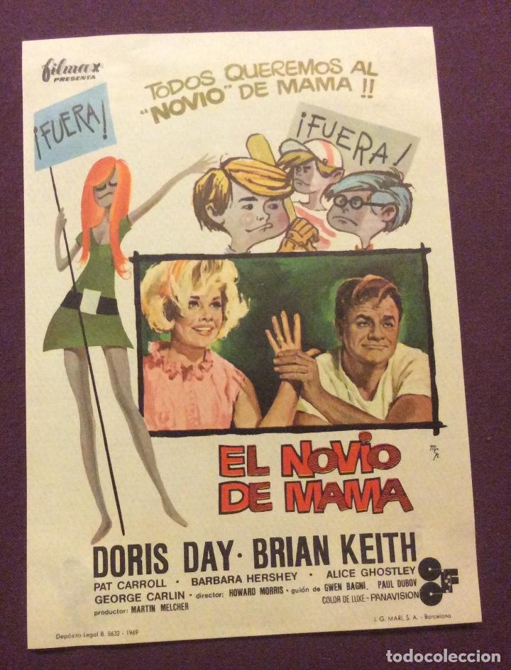 Kino: FOLLETO DE MANO EL NOVIO DE MAMA. SIN PUBLICIDAD