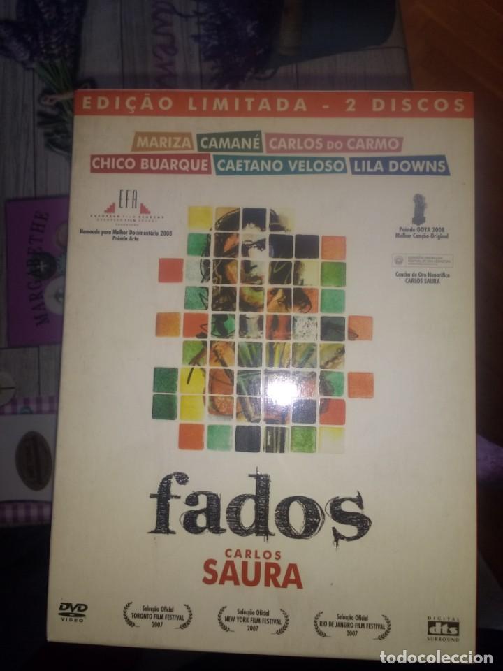 Cine: FADOS CARLOS SAURA VERSION ORIGINAL LIMITADA 2 DISCOS + LIBRO - Foto 1