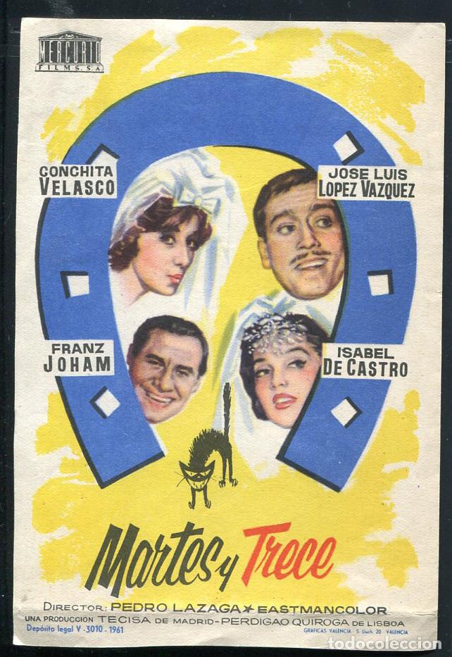 Cine: PROGRAMA ORIGINAL CONCHA VELASCO MARTES Y TRECE - Foto 1