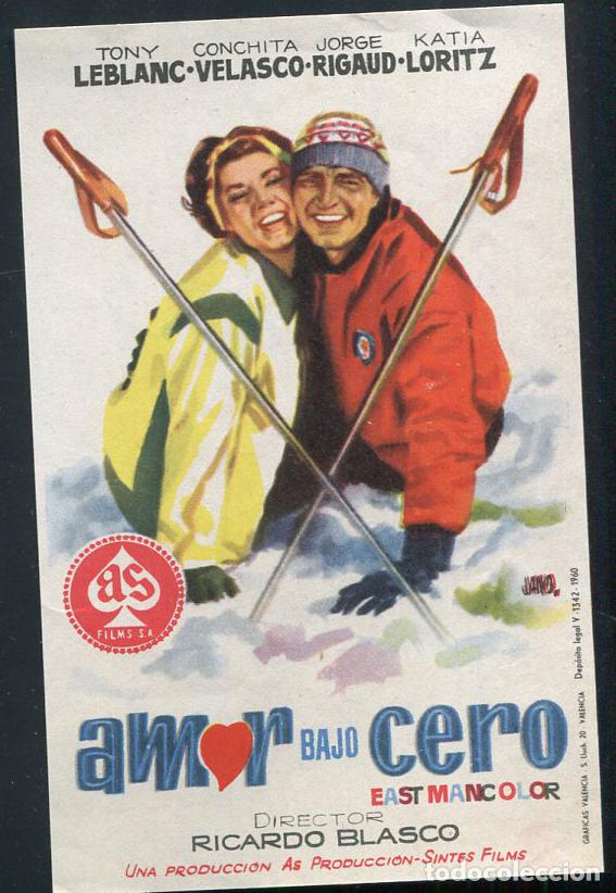 Cine: PROGRAMA ORIGINAL CONCHA VELASCO AMOR BAJO CERO - Foto 1