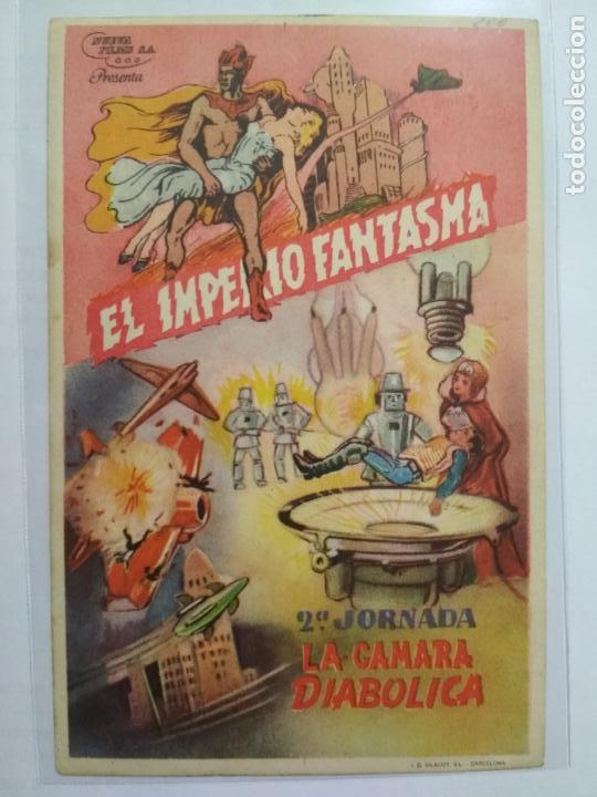 Folhetos de m&atilde;o de filmes antigos de cinema: FOLLETO DE CINE, EL IMPERIO FANTASMA, ORIGINAL SIN PUBLICIDAD