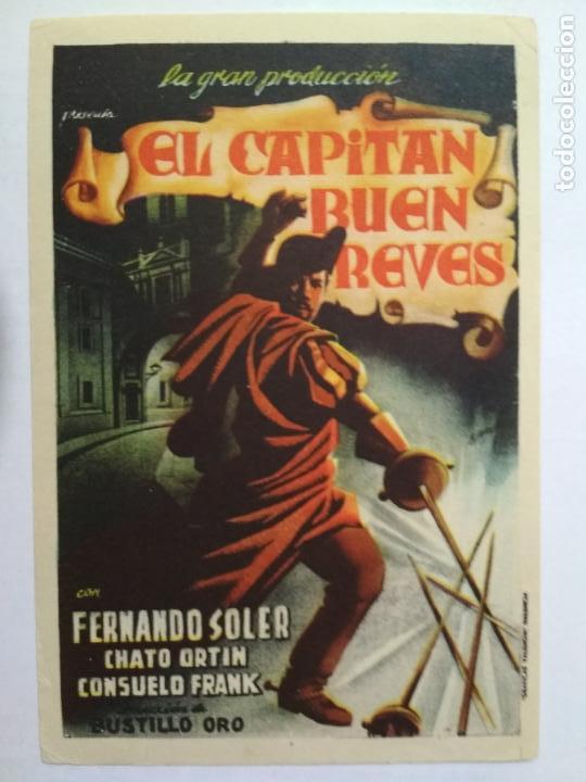 Folhetos de m&atilde;o de filmes antigos de cinema: FOLLETO DE CINE, EL CAPITAN BUEN REVES, ORIGINAL SIN PUBLICIDAD