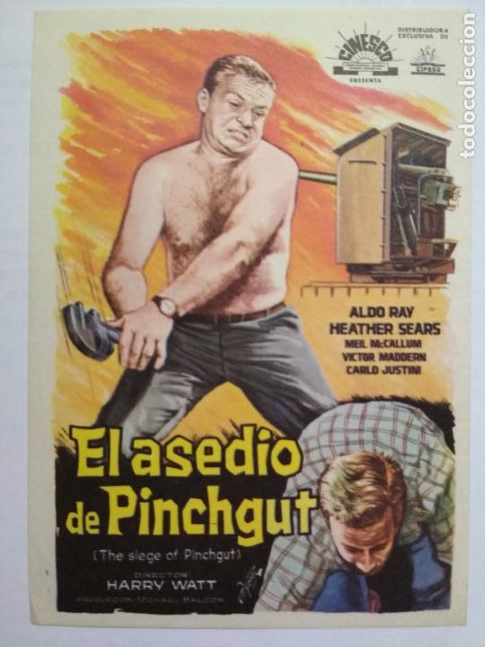 Folhetos de m&atilde;o de filmes antigos de cinema: FOLLETO DE CINE, EL ASEDIO DE PINCHGUT, ORIGINAL SIN PUBLICIDAD