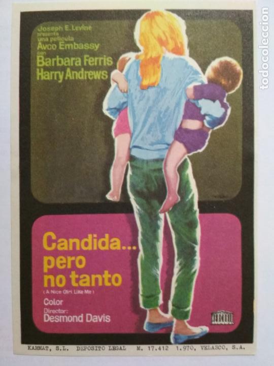 Cine: FOLLETO DE CINE, CANDIDA PERO NO TANTO, ORIGINAL, SIN PUBLICIDAD