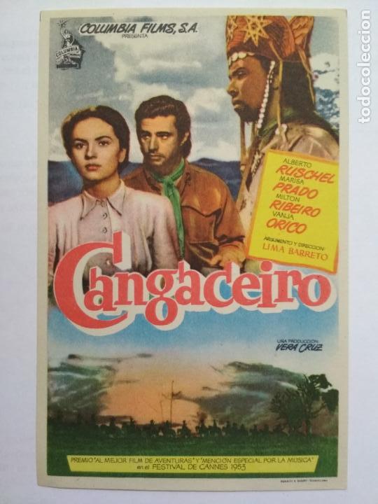 Folhetos de m&atilde;o de filmes antigos de cinema: FOLLETO DE CINE, CANGACEIRO, ORIGINAL, SIN PUBLICIDAD