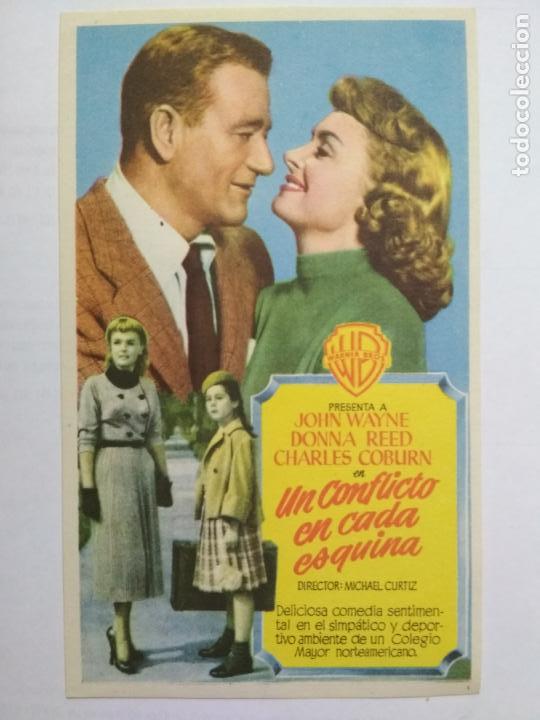 Folhetos de m&atilde;o de filmes antigos de cinema: FOLLETO DE CINE, UN CONFLICTO EN CADA ESQUINA, ORIGINAL, SIN PUBLICIDAD