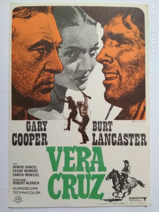 Folhetos de m&atilde;o de filmes antigos de cinema: FOLLETO DE CINE, VERA CRUZ, ORIGINAL, SIN PUBLICIDAD