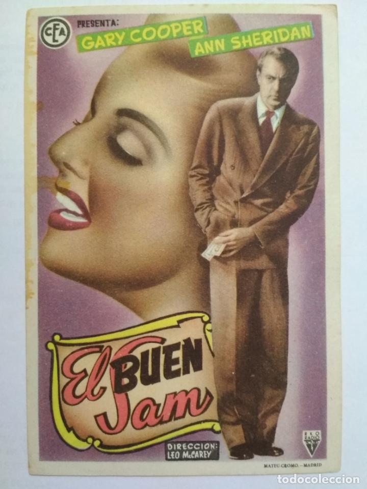 Kino: FOLLETO DE CINE, EL BUEN SAM, ORIGINAL, SIN PUBLICIDAD