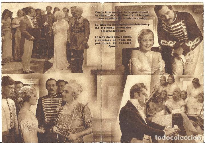Cine: PTEB 020 VUELAN MIS CANCIONES PROGRAMA DOBLE U FILMS MARTHA EGGERTH - Foto 2