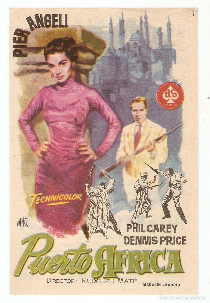 Cine: PUERTO &Aacute;FRICA - PIER ANGELI, PHIL CAREY, DENNIS PRICE - JANO - CINES BOHEMIO Y GALILEO