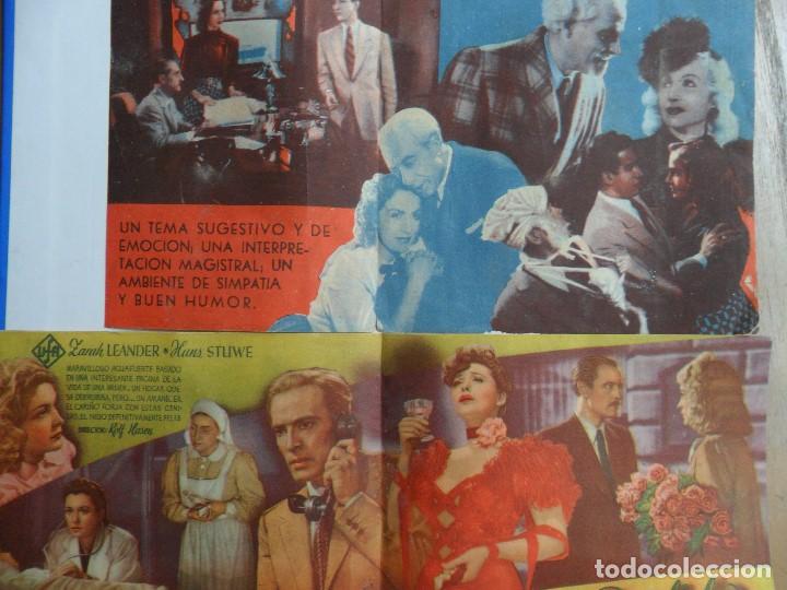Cine: Dos folletos dobles. El Hogar Perdido y Mi Adorable Secretaria. A&ntilde;os 40.