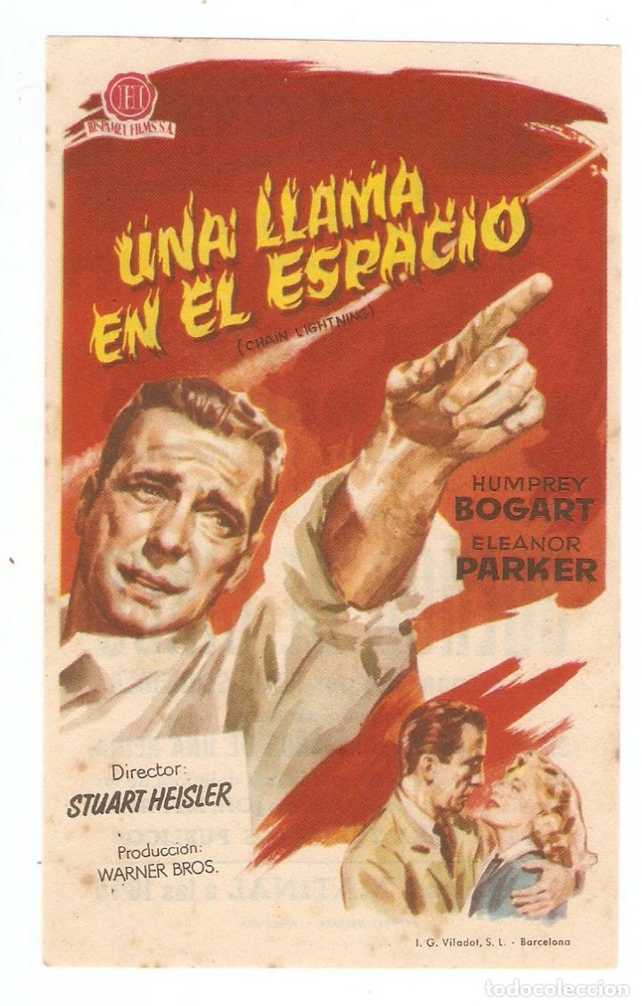 Cine: UNA LLAMA EN EL ESPACIO - HUMPREY BOGART, ELEANOR PARKER - DIRECTOR STUART HEISLER - CINE ALARC&Oacute;N