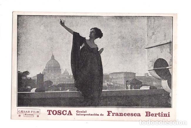 Cine: TOSCA PROGRAMA TARJETA CAESAR FILM FRANCESCA BERTINI - Foto 1
