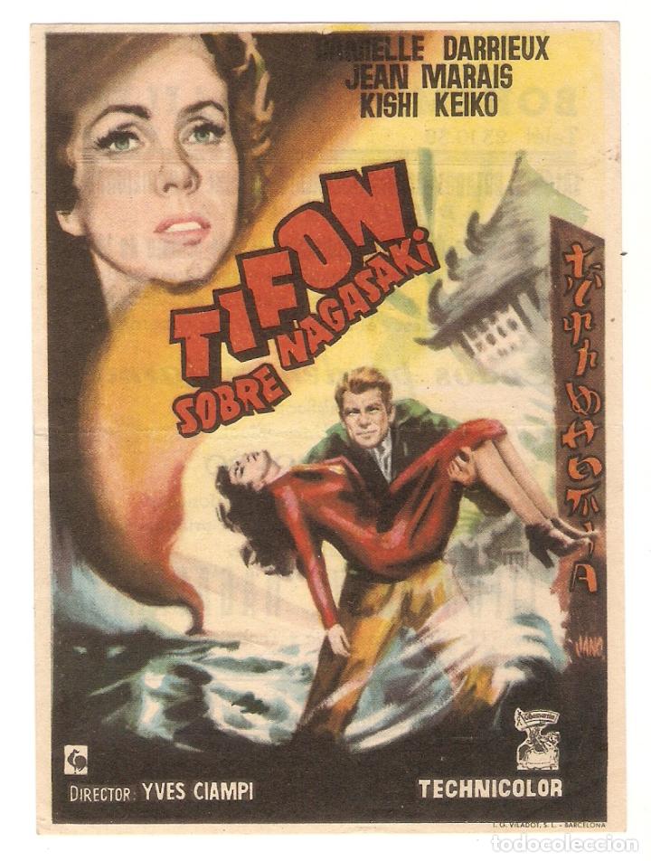 Cine: TIF&Oacute;N SOBRE NAGASAKI - DANIELLE DARRIEUX, JEAN MARAIS - YVES CIAMPI - CINES BOHEMIO Y GALILEO