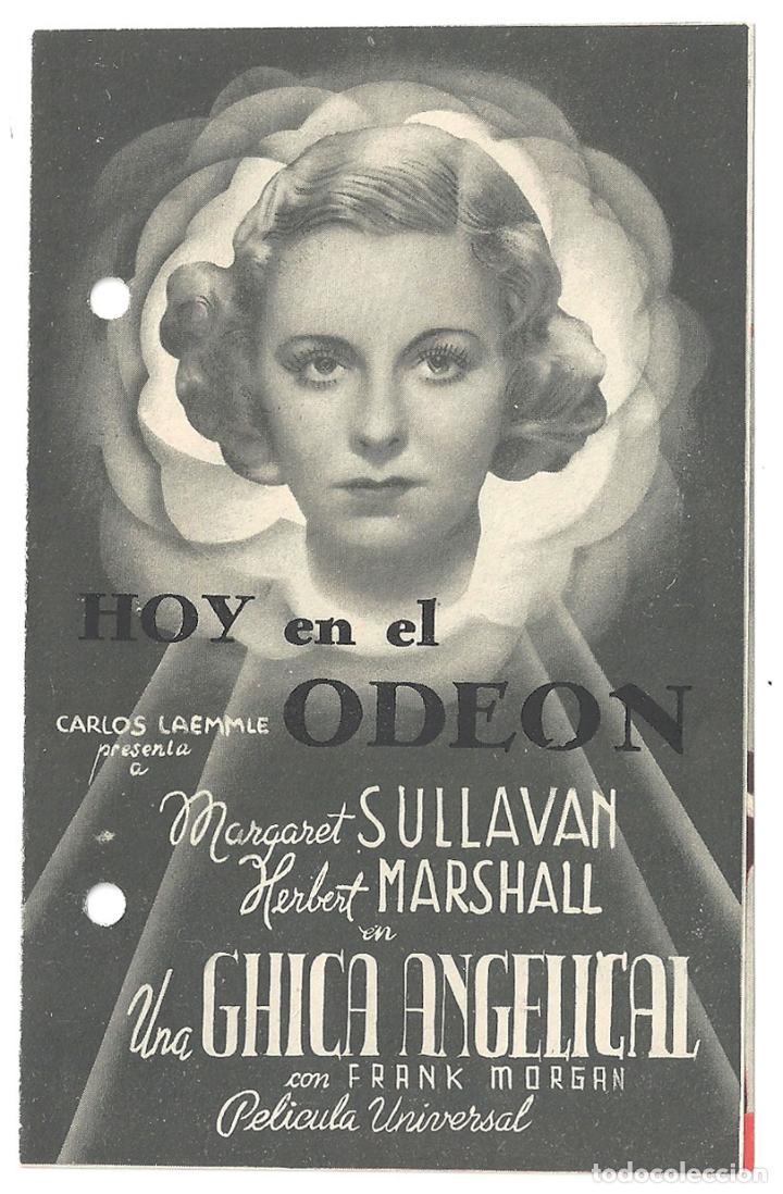 Cine: PTEB 024 UNA CHICA ANGELICAL PROGRAMA DOBLE UNIVERSAL MARGARET SULLAVAN HERBERT MARSHALL - Foto 1