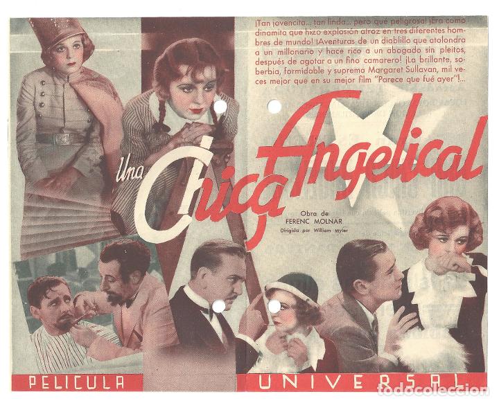 Cine: PTEB 024 UNA CHICA ANGELICAL PROGRAMA DOBLE UNIVERSAL MARGARET SULLAVAN HERBERT MARSHALL - Foto 2