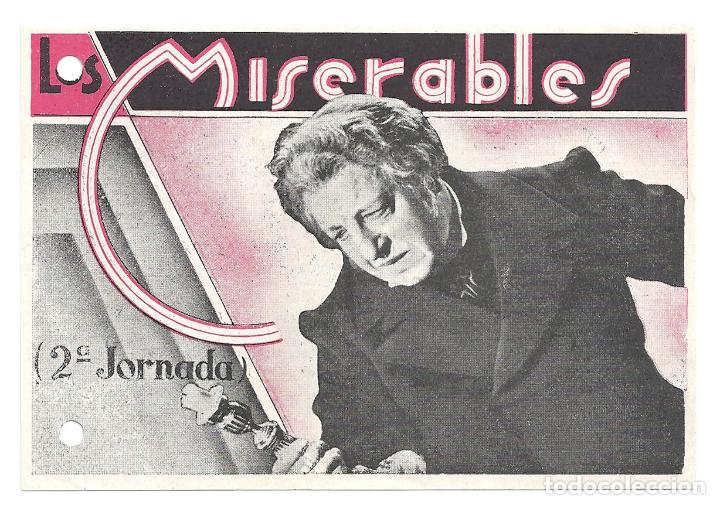 Cine: PTEB 026 LOS MISERABLES JORNADA 2 PROGRAMA DOBLE TRIAN HARRY BAUR CHARLES VANEL - Foto 1