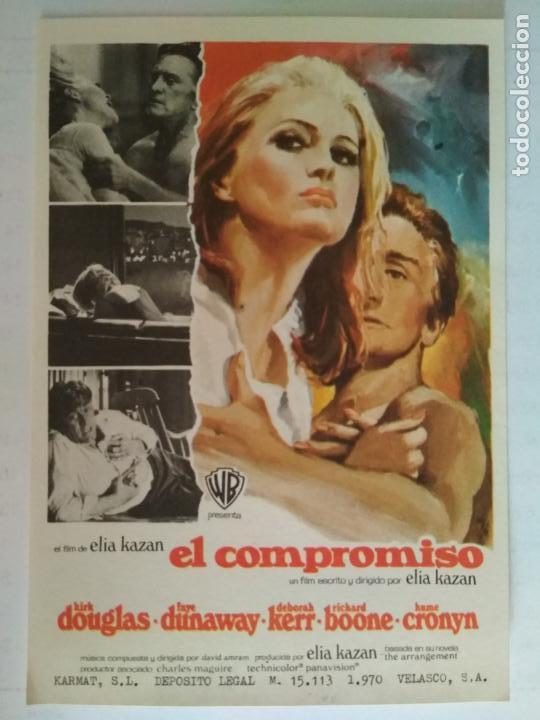 Kino: FOLLETO DE CINE, EL COMPROMISO , ORIGINAL, SIN PUBLICIDAD