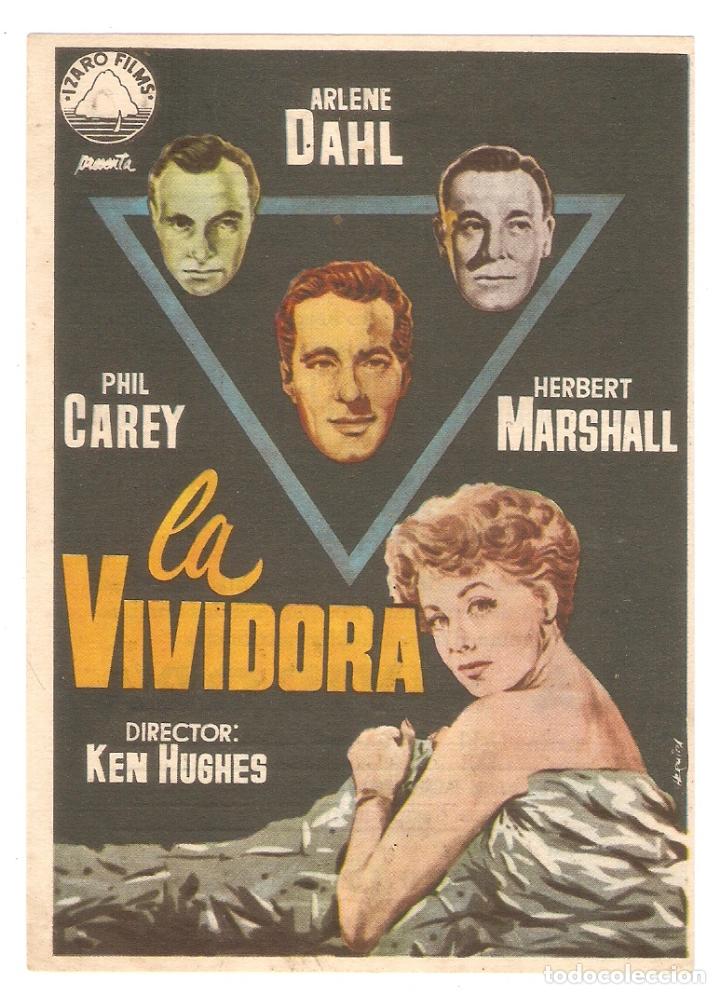 Cinema: LA VIVIDORA - ARLENE DALH, PHIL CAREY, HERBERT MARSHALL - DIRECTOR KEN HUGHES - CINE BOHEMIO GALILEO