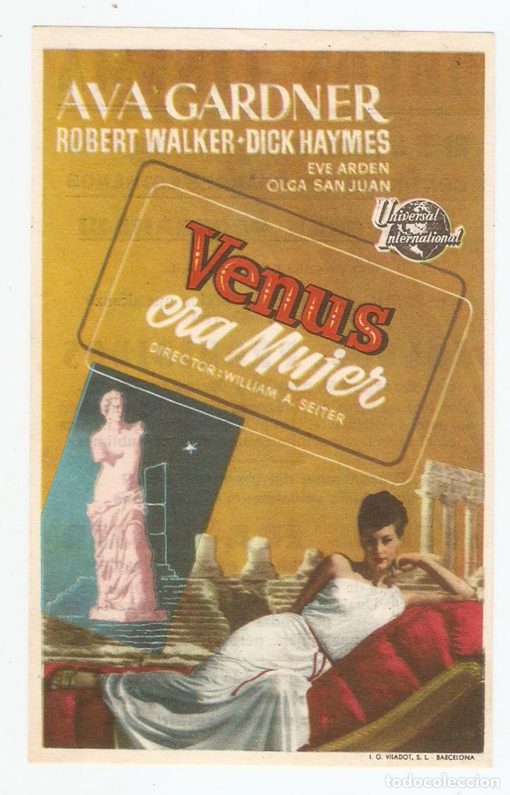 Cine: VENUS ERA MUJER - AVA GARDNER, ROBERT WALKER, DICK HAYMES - DIRECTOR WILLIAM A. SEITER -ODE&Oacute;N CINEMA