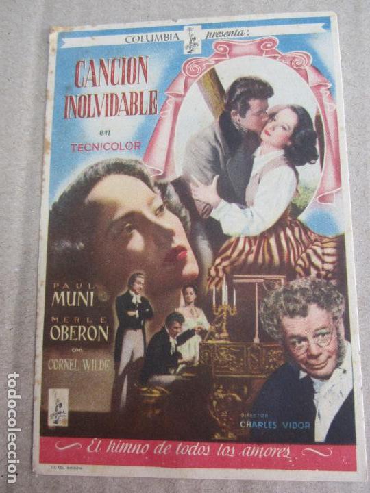 Cine: cancion inolvidable , paul muni , - Foto 1