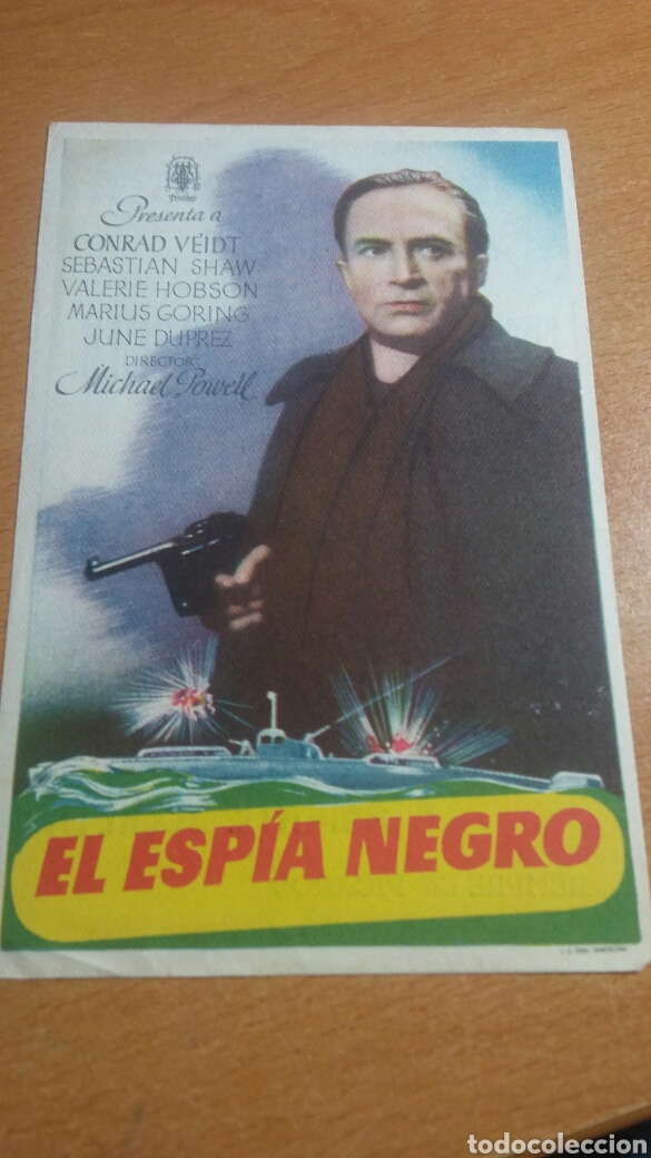 Cine: Programa de cine con publicidad el esp&iacute;a negro - Foto 1