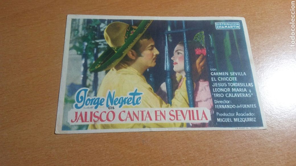 Cine: Programa de cine con publicidad jJalisco canta en sevilla - Foto 1
