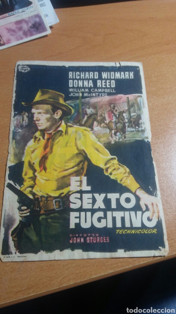 Cine: Programa de cine con publicidad el sexto fugitivo - Foto 1