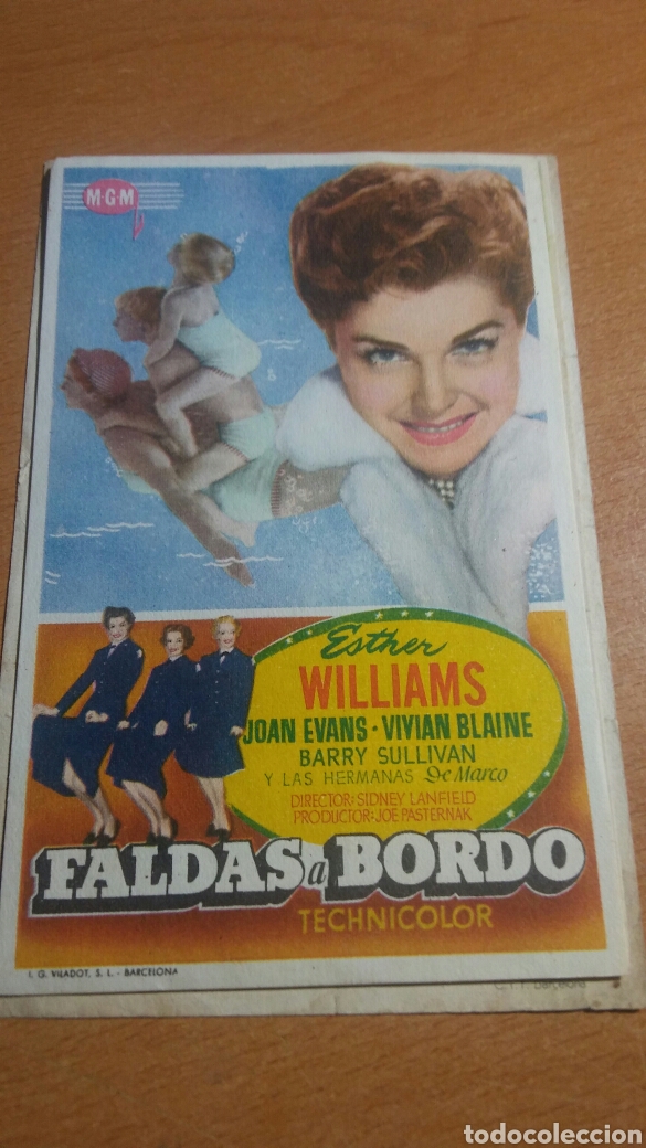 Cine: Programa de cine con publicidad faldas a bordo - Foto 1