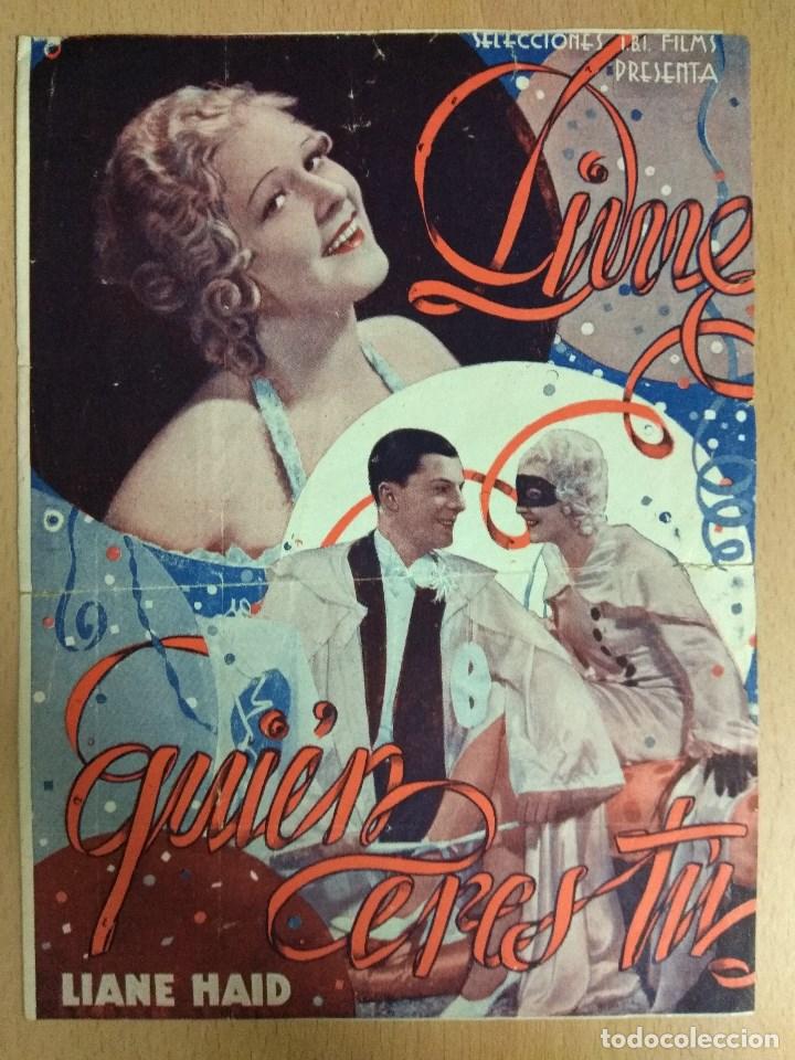 Cine: DIME QUIEN ERES TU . PROGRAMA DOBLE DE CINE - Foto 1