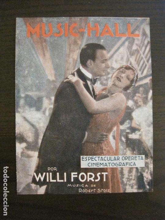 Cinema: MUSIC HALL - PROGRAMA DE CINE DOBLE -VER FOTOS -(C-4214)