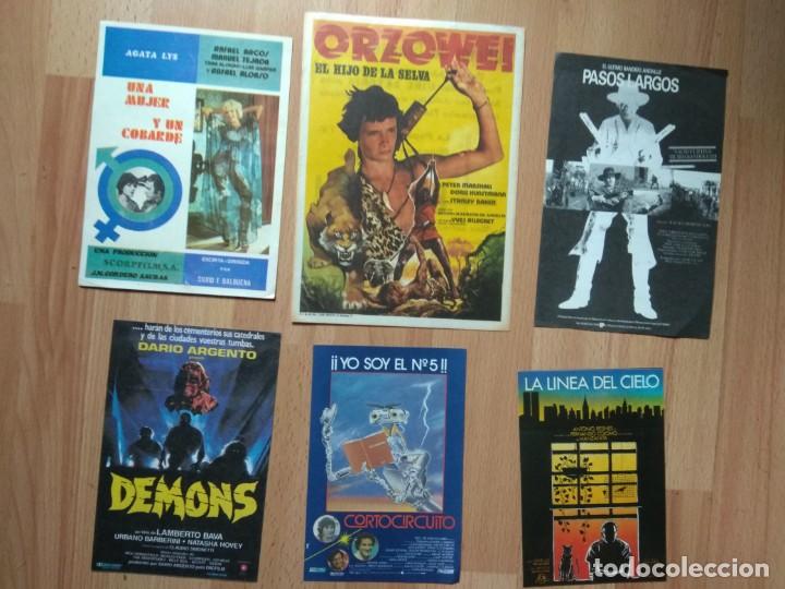 Kino: LOTE DE PROGRAMAS DEL CINE VARIADOS