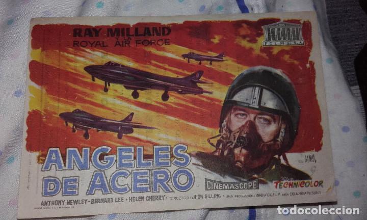 Folhetos de m&atilde;o de filmes antigos de cinema: ANGELES DE ACERO  -  CINEMA VALIRIA