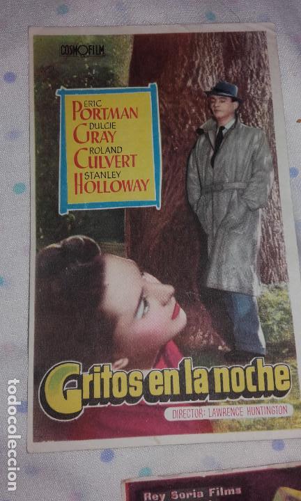 Folhetos de m&atilde;o de filmes antigos de cinema: TRAGICA SUGESTION - CINEMA GOYA