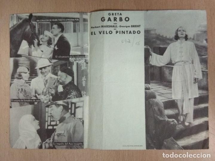 Cine: EL VELO PINTADO - PROGRAMA DE MANO DOBLE SIN PUBLICIDAD - Foto 2