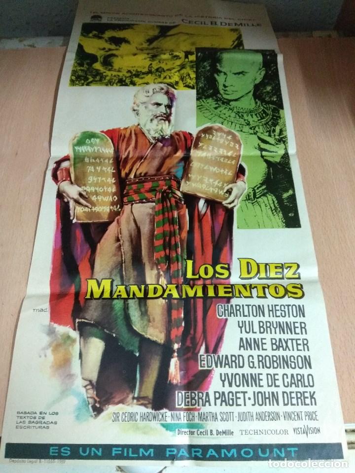 Cine: LOS DIEZ MANDAMIENTOS PROGRAMA CARTEL - Foto 1